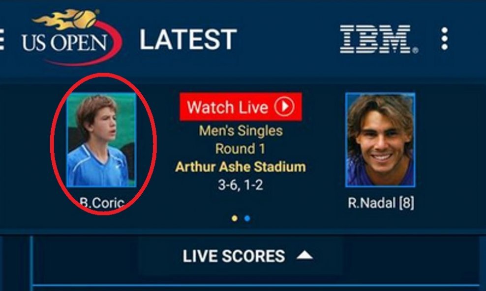 Ćorić vs Nadal