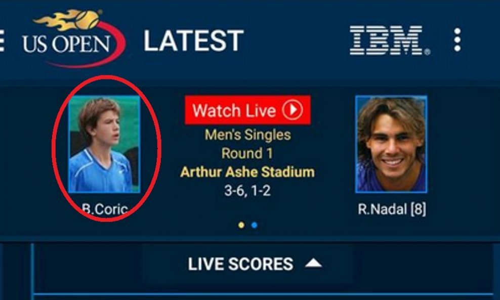 Ćorić vs Nadal