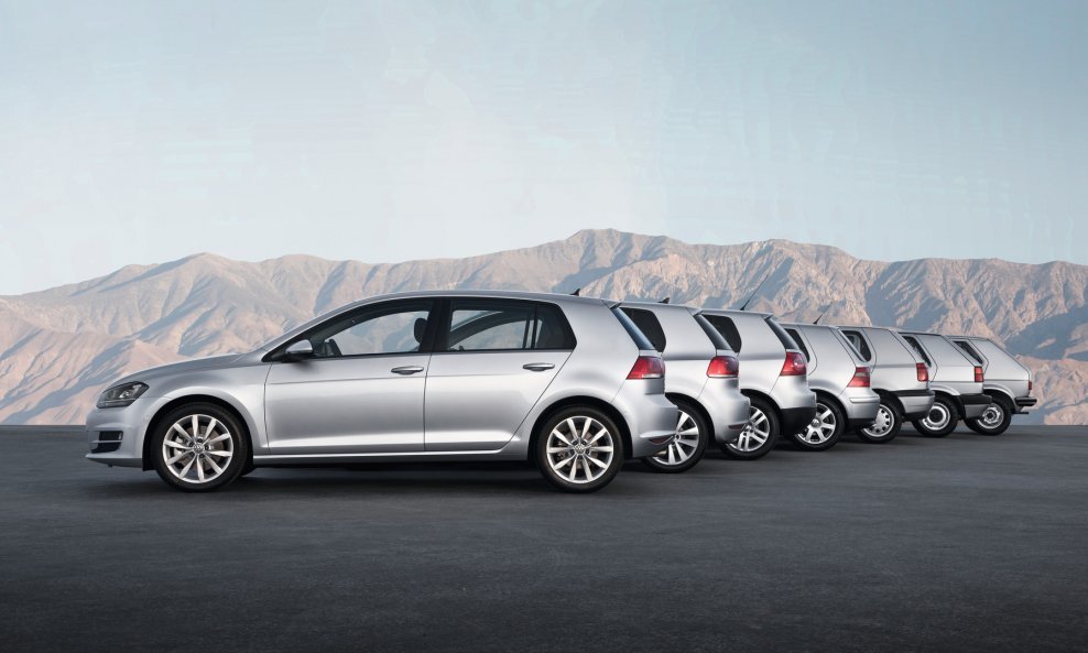 Sedam generacija VW Golfa, nedostaje osma!