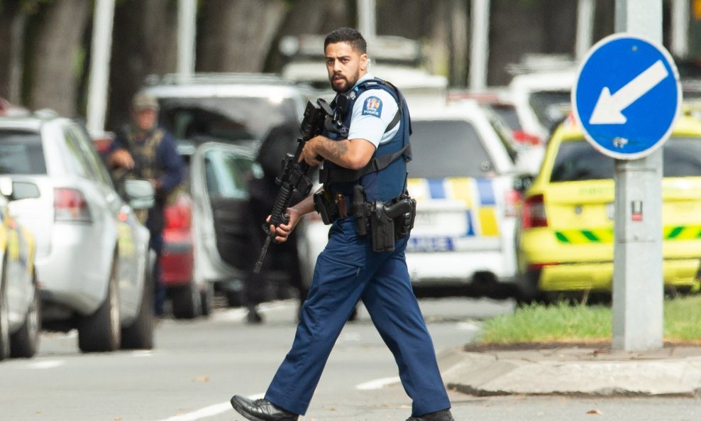 Policija na mjestu terorističkog napada