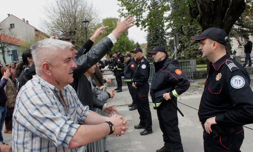 Prosvjed u Crnoj Gori / Arhiva