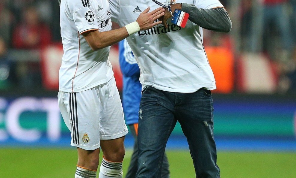 Nogometaš Pepe i košarkaš Marcus Slaughter iz dana kada su bili članovi kraljevskog Real Madrida