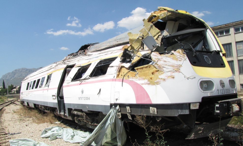 Vlak iz Rudina u kojem je poginulo šest osoba