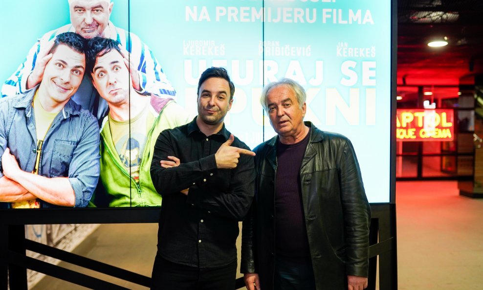 Jan i Ljubomir Kerekeš na premijeri filma 'Ufuraj se i pukni' Kerekesh teatra (2019.)