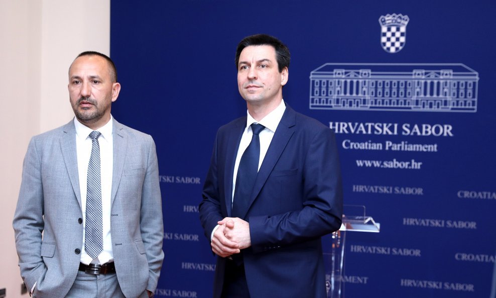 Hrvoje Zekanović i Ladislav Ilčić, čelnici Hrasta