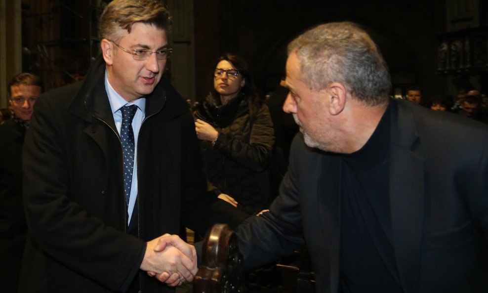 Andrej Plenković i Milan Bandić