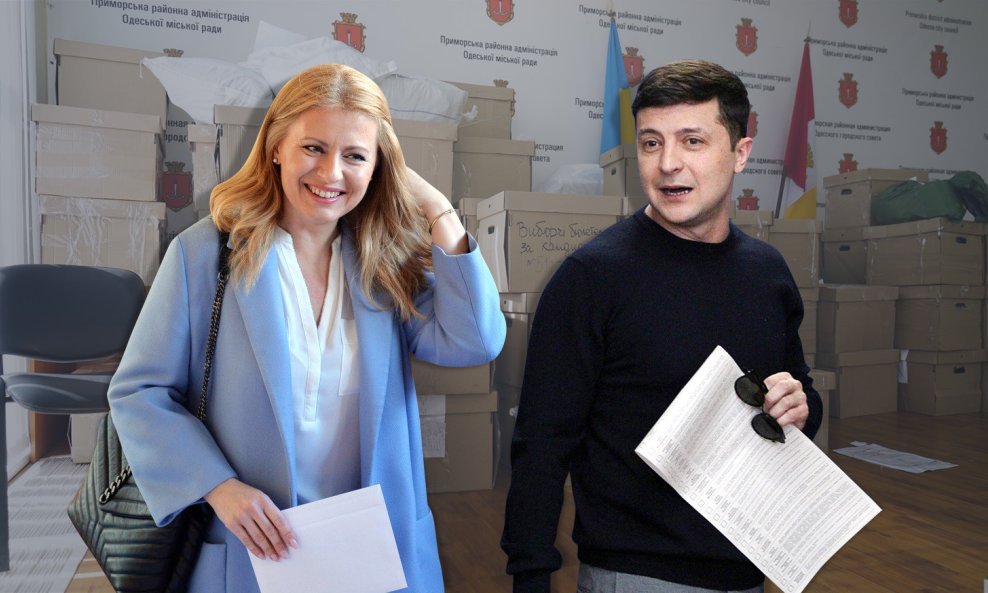 Zuzana Čaputova i Vladimir Zelenski