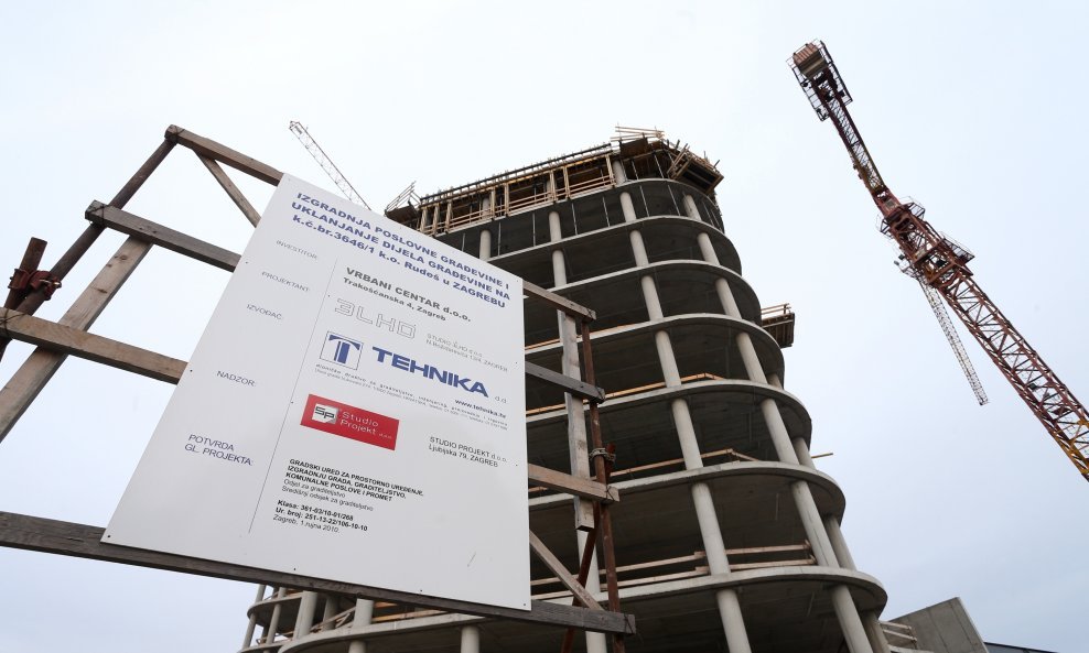 Radovi na izgradnji poslovnog centra Vrbani vrijednog 22 milijuna eura