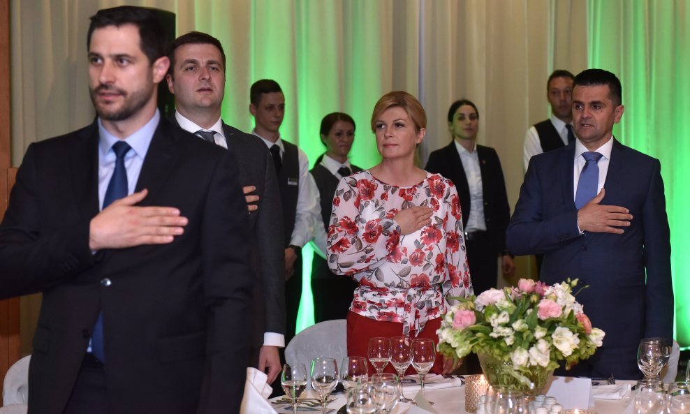 Kolinda Grabar Kitarović na Plitvicama