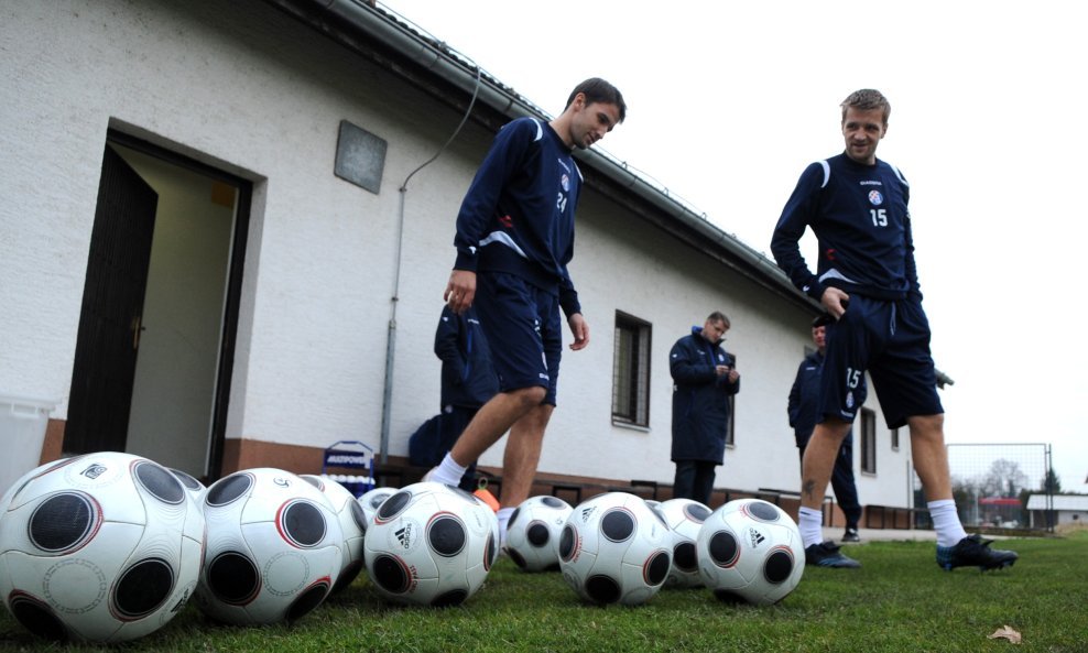 Milan Badelj i Igor Biščan, dinamo trening