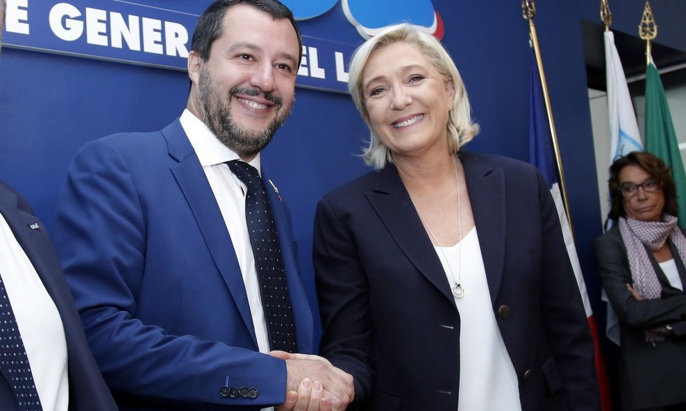 Matteo Salvini i Marine Le Pen