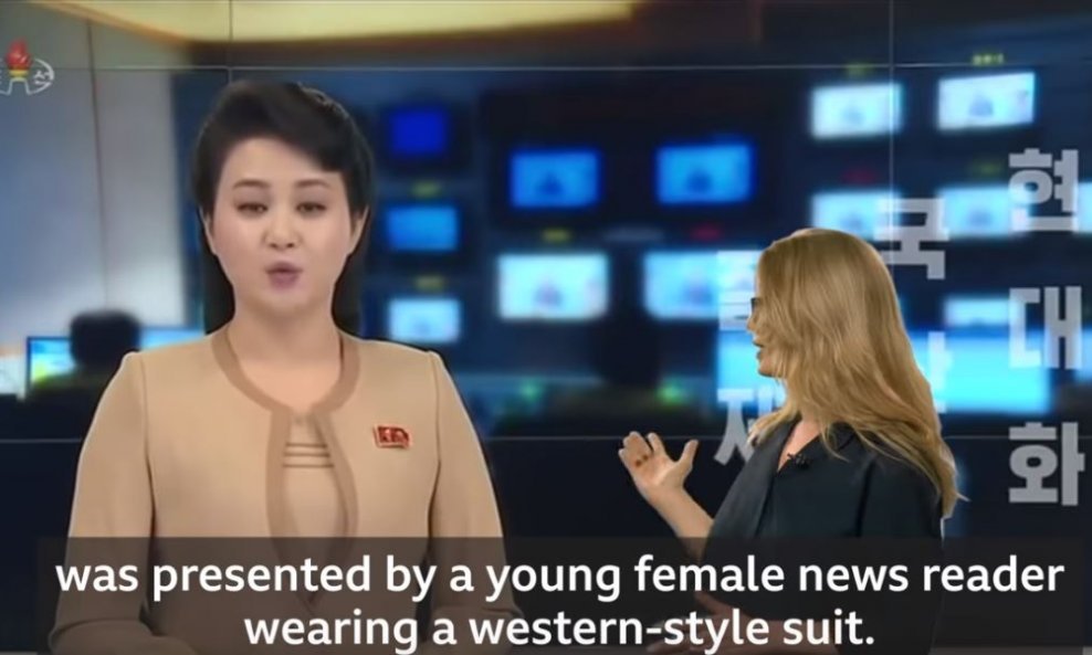 Novi izgled sjevernokorejske televizije (KCTV)