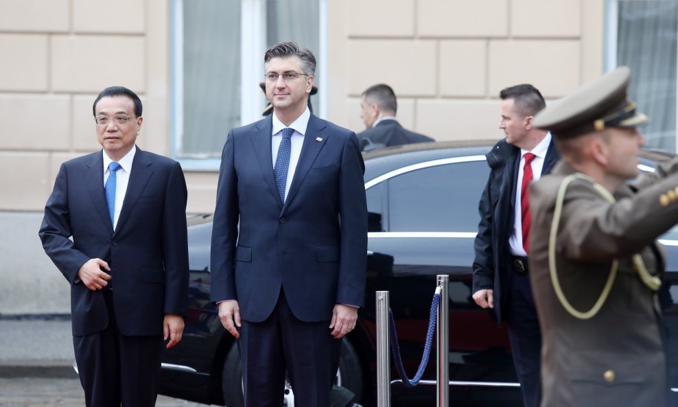 Li Keqiang i Andrej Plenković