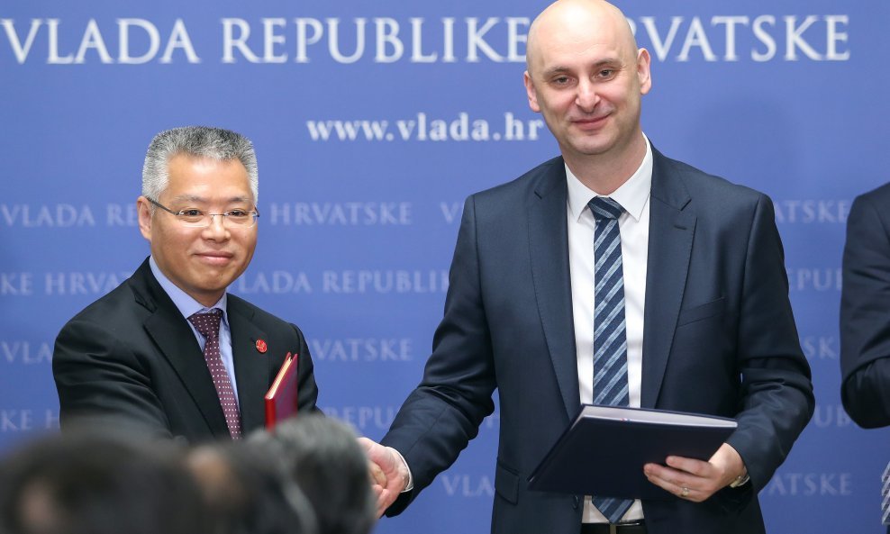 Hu Zhaoming i Tomislav Tolušić