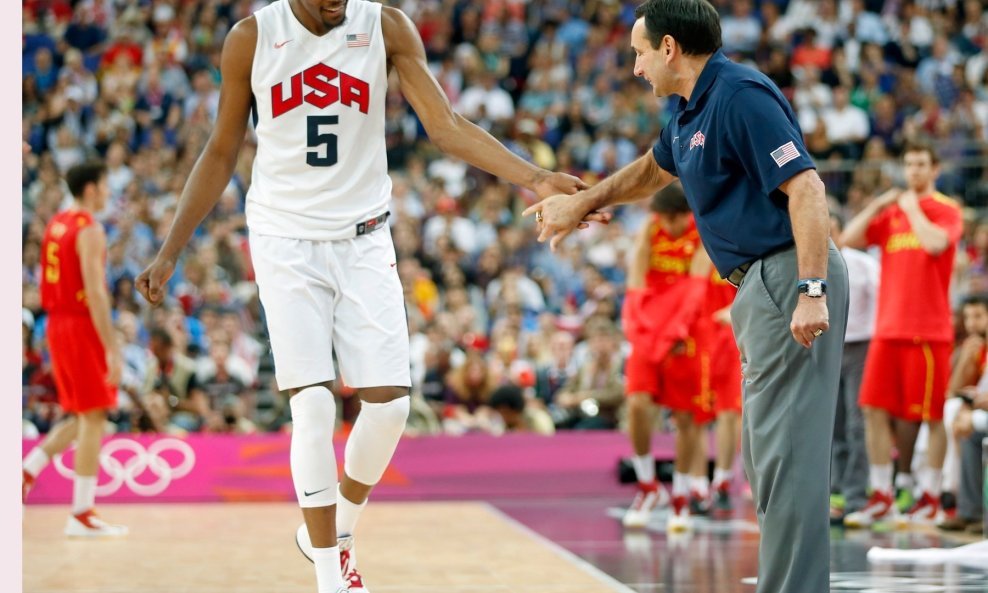 Kevin Durant i Mike Krzyzewski