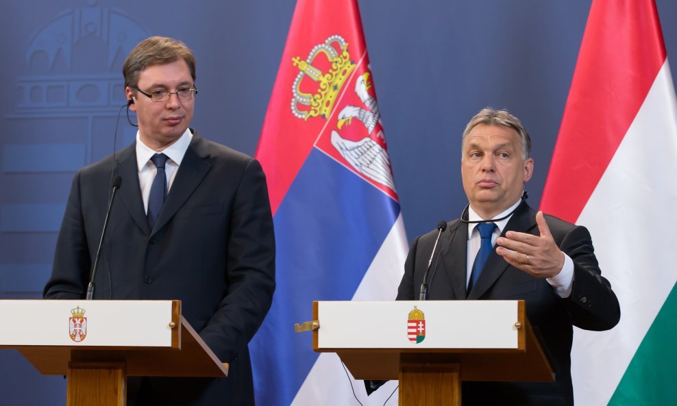 Aleksandar Vučić i Viktor Orban