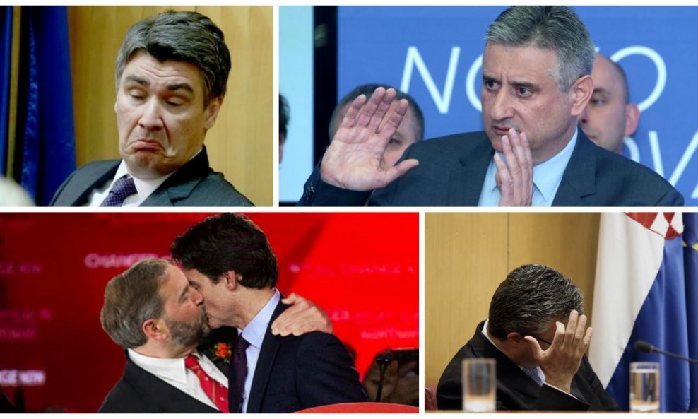 Zoran Milanovć, Tomislav Karamarko, Justin Trudeau, Tom Mulcair, Tihomir Orešković