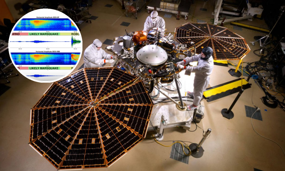 InSight je snimio zvuk marsotresa, potresa na Crvenom planetu