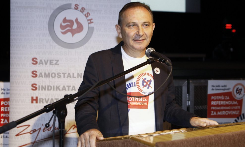 Predsjednik SSSH Mladen Novosel