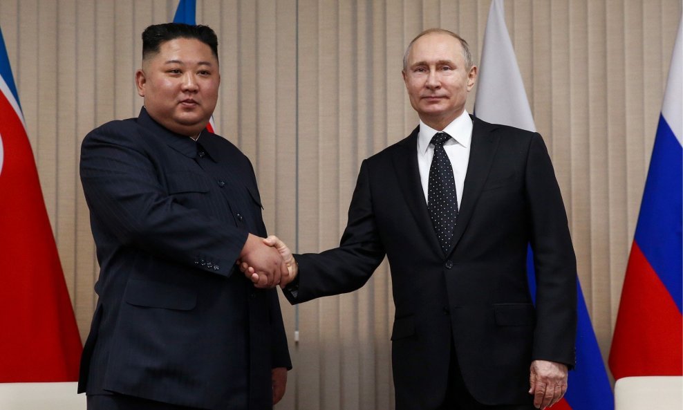 Kim Jong Un i Vladimir Putin u Vladivostoku