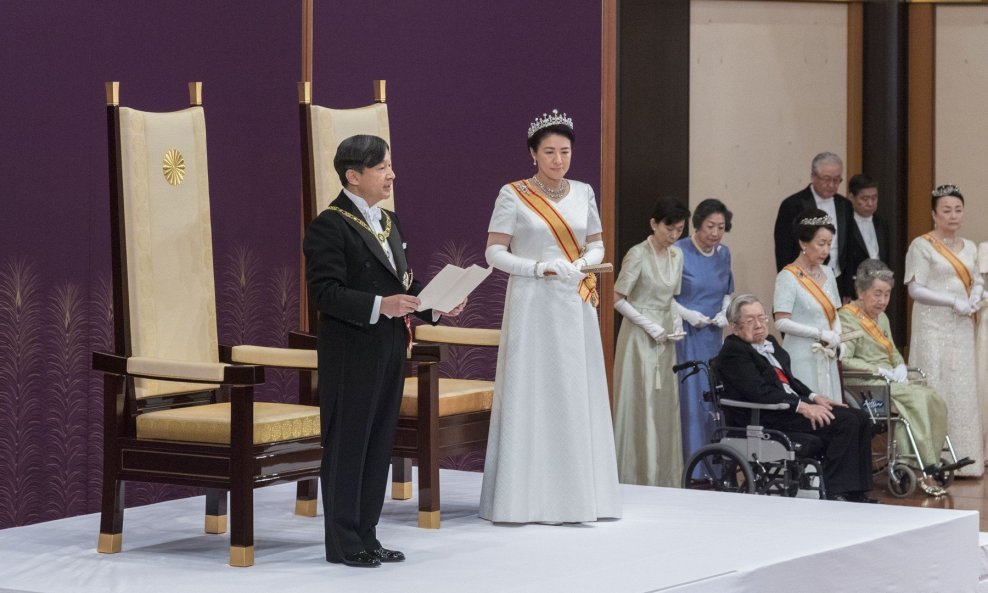 Carica Masako mogla je prisustvovati tek drugom dijelu svečanosti ustoličenja