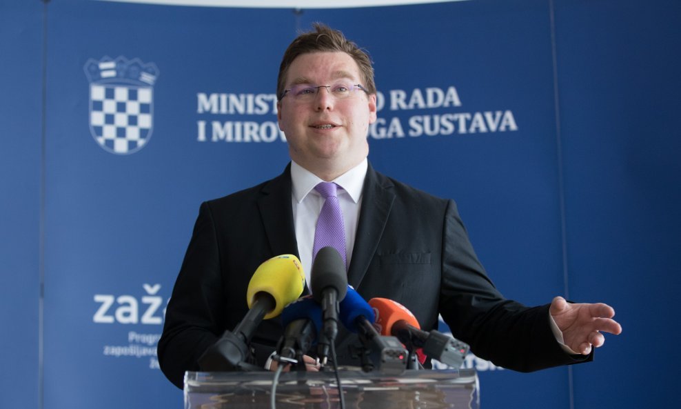 Ministar rada i mirovinskog sustava Marko Pavić