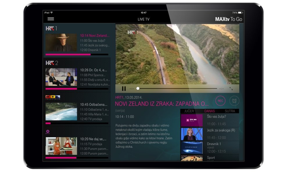 ipad MAXtv To Go