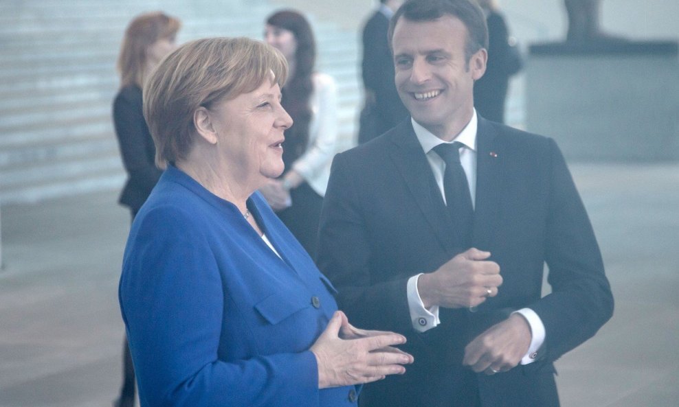 Angela Merkel i Emmanuel Macron