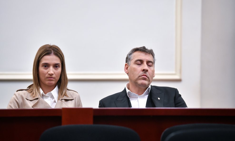 Pavla Šušković i Robert Ljutić na suđenju Milanu Bandiću i drugima u aferi Agram