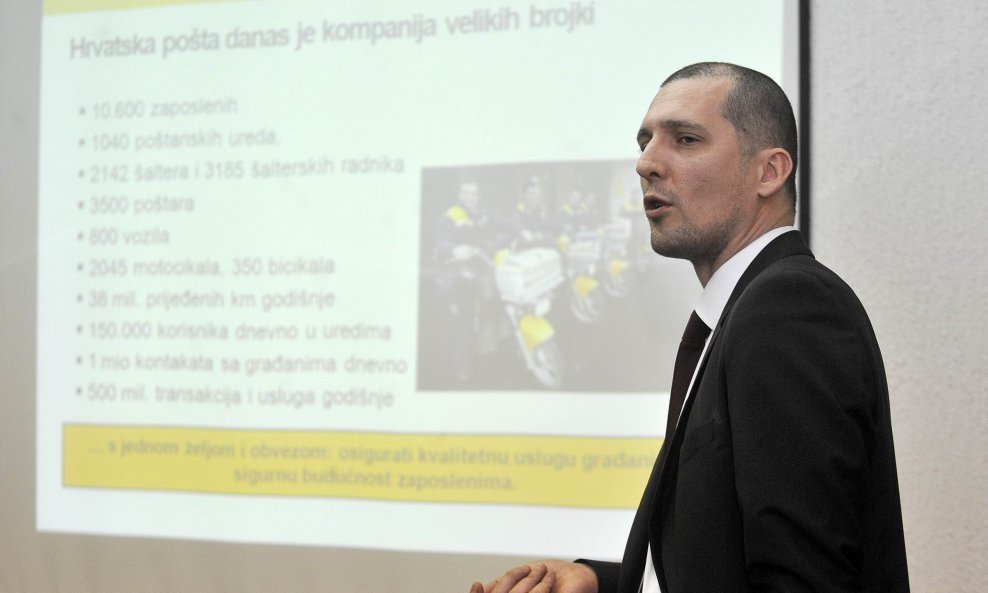 Alen Premužak, predsjednik Uprave Hrvatske pošte