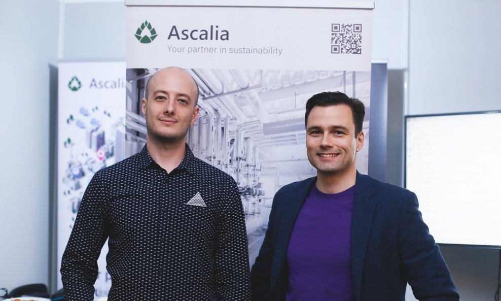 Dejan Strbad i Marin Bek iz hrvatskog startupa Ascalia