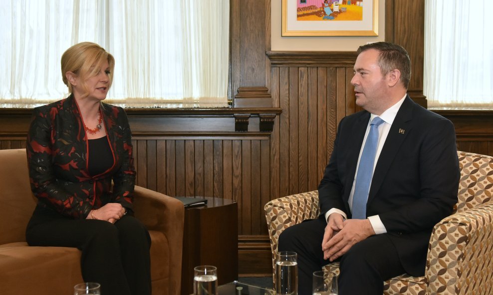 Kolinda Grabar Kitarović i Jason Kenney