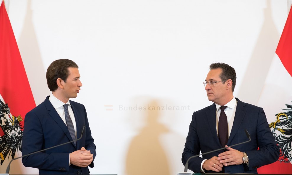 Sebastian Kurz i Heinz-Christian Strache