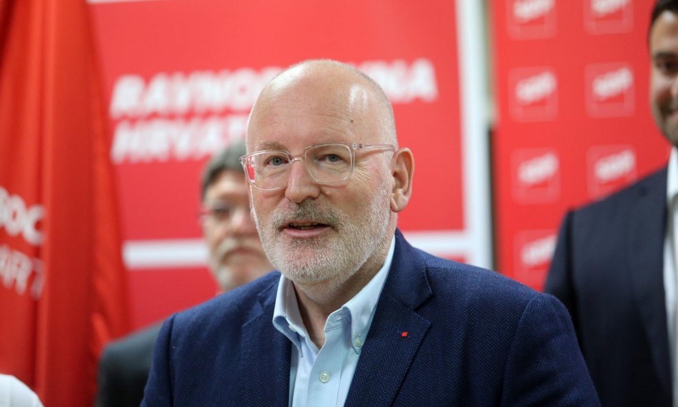 Frans Timmermans bio je nedavno u Zagrebu dati podršku SDP-u
