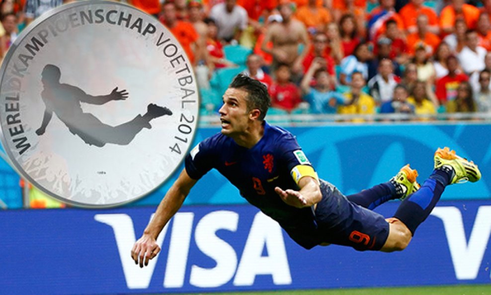 Van Persie na novčiću