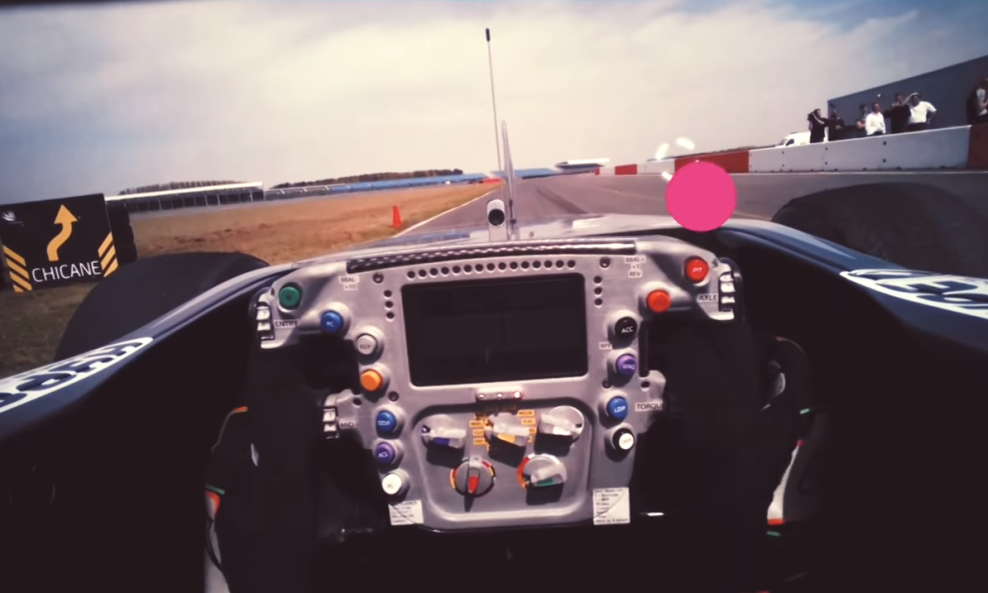 "Eye Tracking on an F1 car"