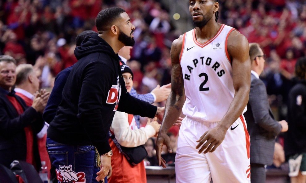 Kawhi Leonard i pjevač Drake