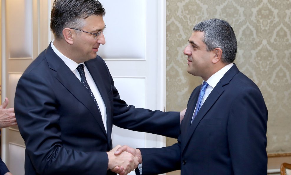 Andrej Plenković i glavni tajnika UNWTO-a  Zurab Pololikashvili