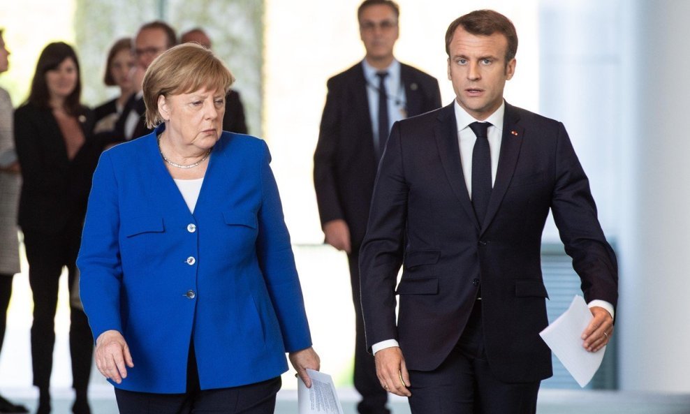 Angela Merkel i Emmanuel Macron