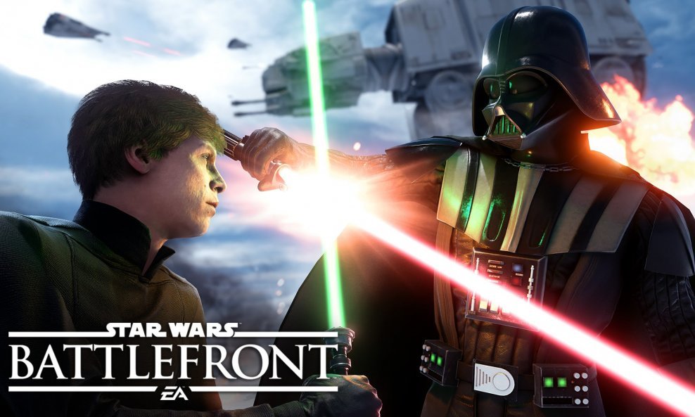 star wars battlefront luke vs darth