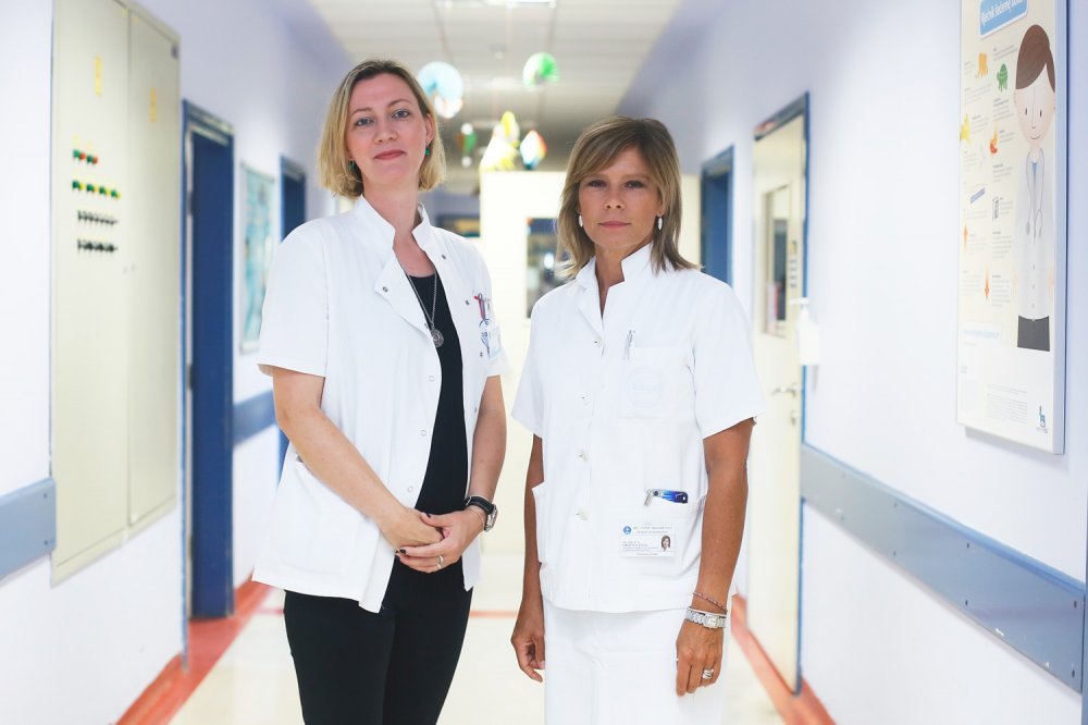 Klinička psihologinja Maja Batista i spec. pedijatrijske gastroenterologije i predstojnica Klinike za pedijatriju KBC-a Sestre milosrdnice Orjena Žaja