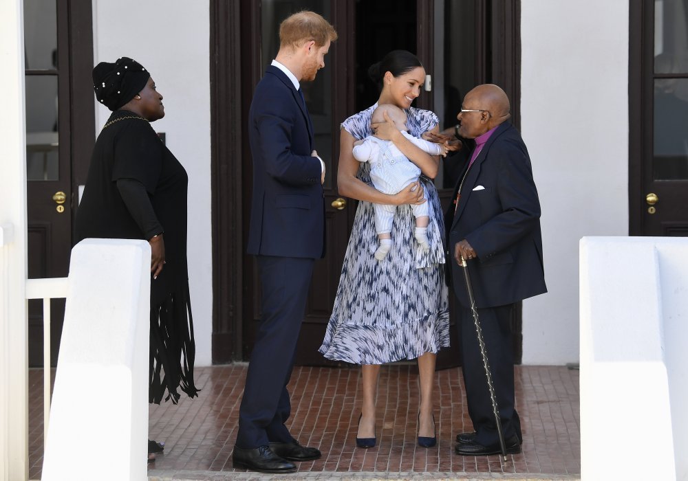 Princ Harry, Meghan Markle i Archie, Desmond Tutu