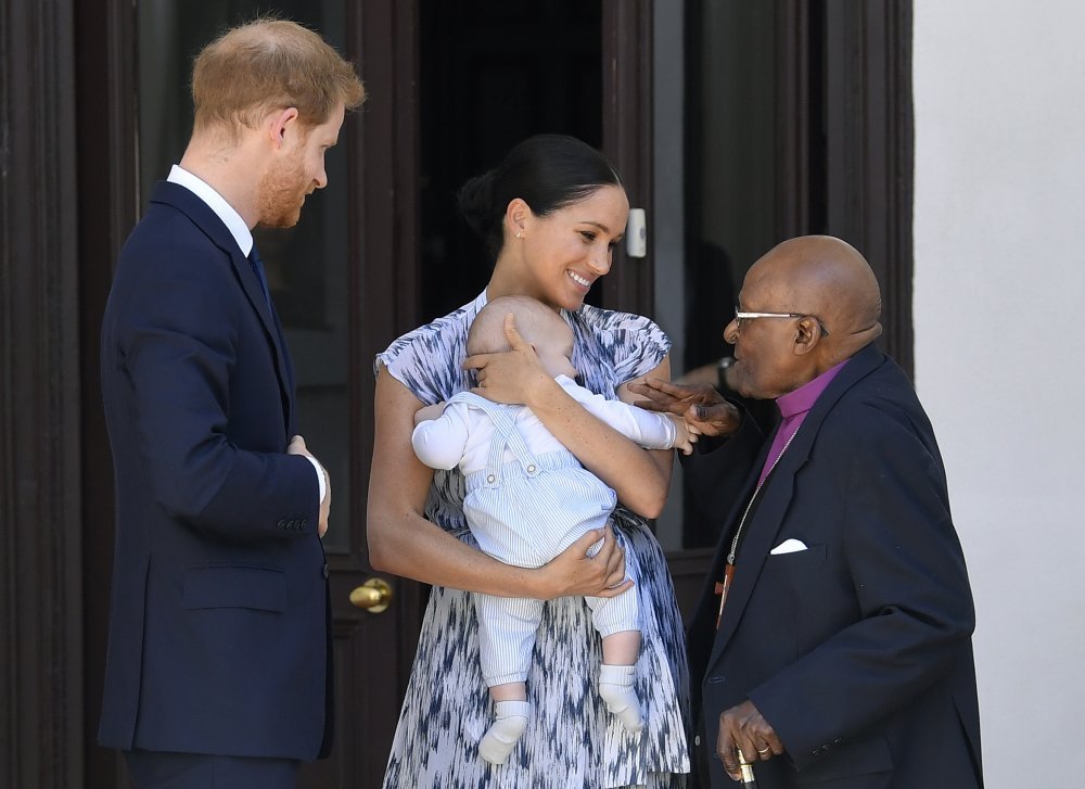 Princ Harry, Meghan Markle i Archie, Desmond Tutu