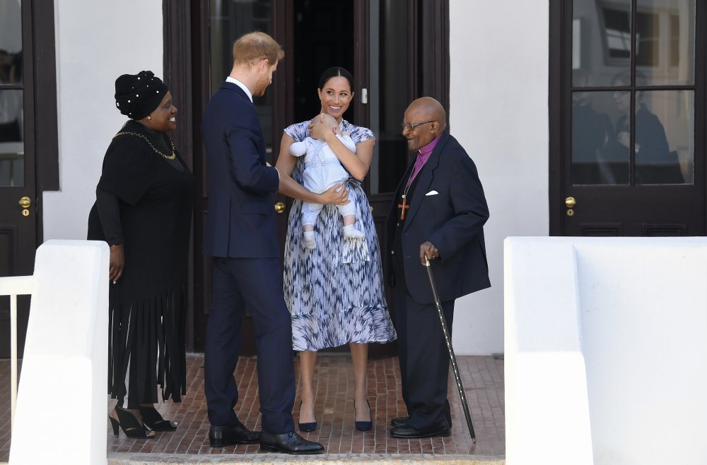 Princ Harry, Meghan Markle i Archie, Desmond Tutu