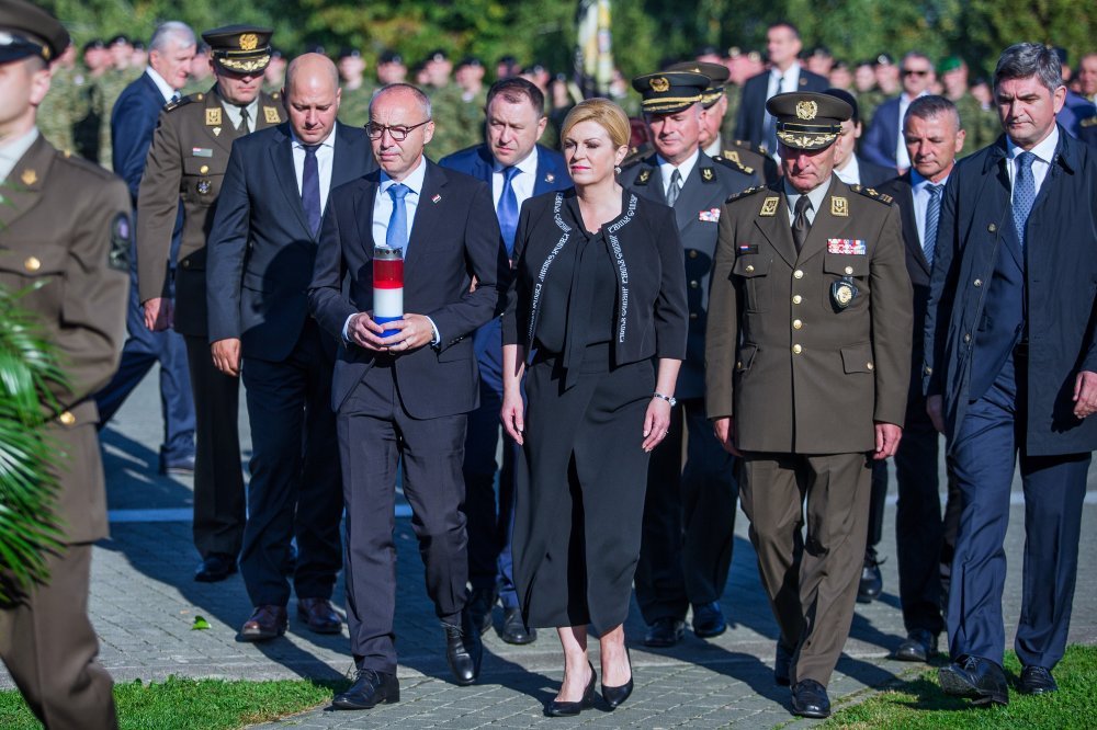 Kolinda Grabar Kitarović na obilježavanju pogibije general bojnika Blage Zadre