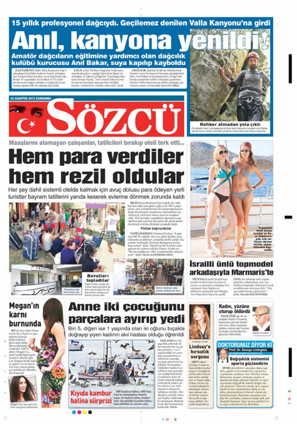 Fani Stipković u turskim novinama