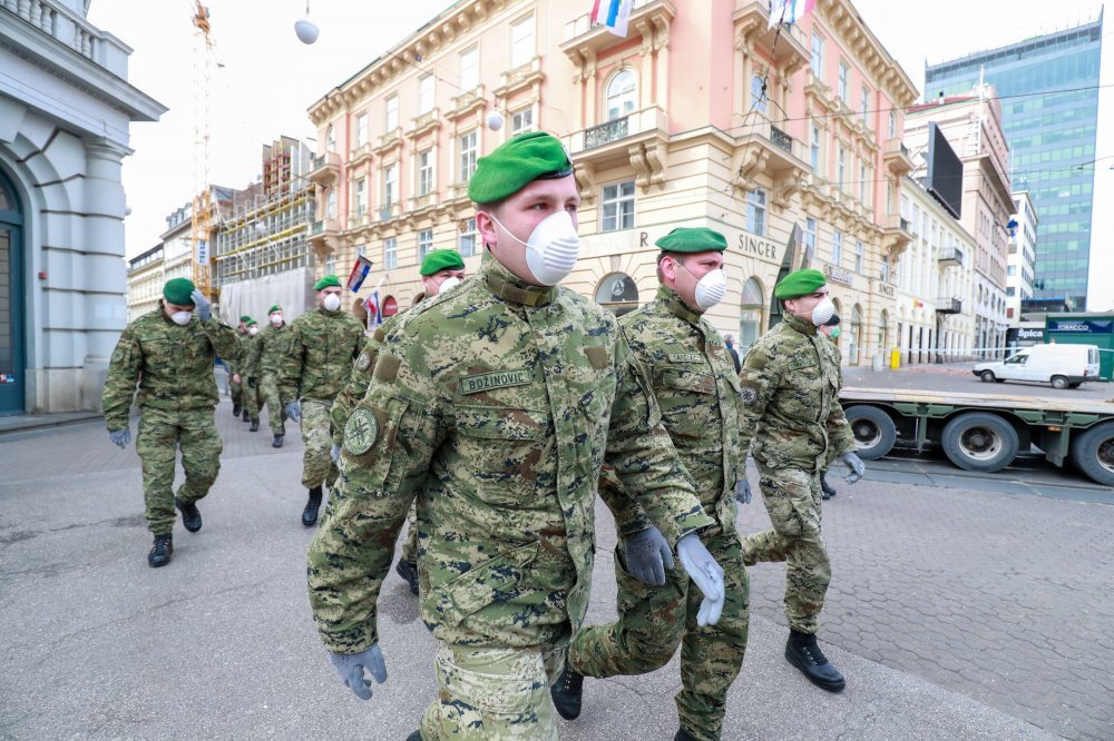 Vojska izašla na ulice Zagreba kako bi pomogla nadležnim službama