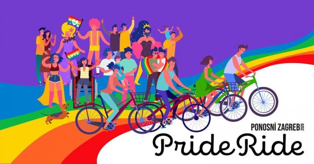 Prvi zagrebački 'Pride Ride' na dan izborne šutnje 'Ukrasimo grad u