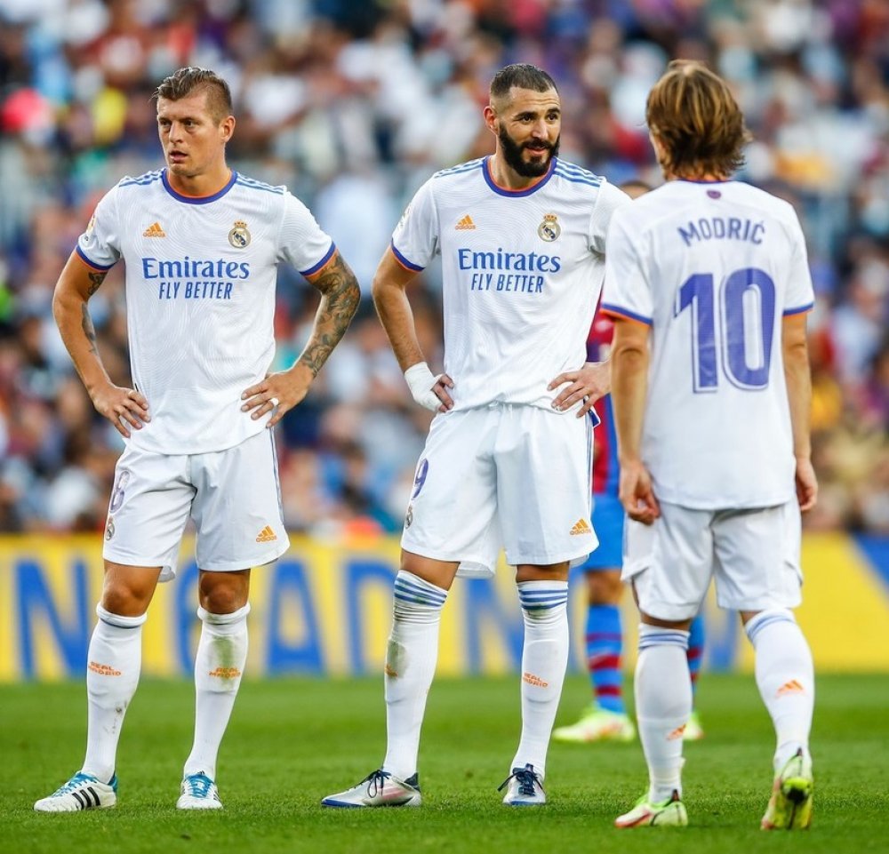 Toni Kroos, Karim Benzema i Luka Modrić