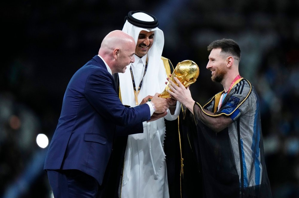 Gianni Infantino i Lionel Messi